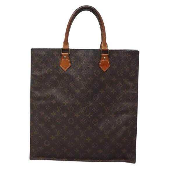 LOUIS VUITTON Monogram Sac Plat Hand Bag M51140 - Picture 2 of 11